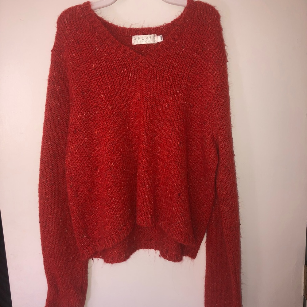 Orange Sweater